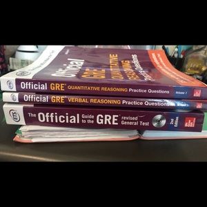 Lightly used GRE study books!